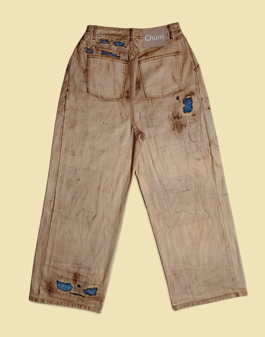 Rough Culture - High Rise Super Length Wide Leg