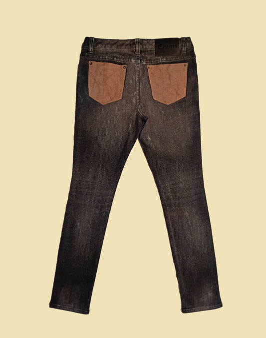 Burnt Black - Low Rise Skinny Jean