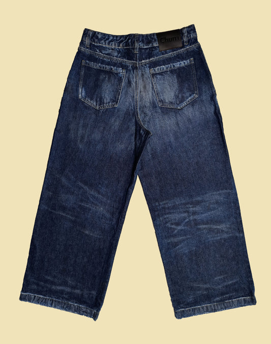 Iron Blue - High Rise Straight Loose Leg