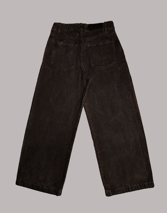 Churri Dust Leather - High Rise Wide Leg