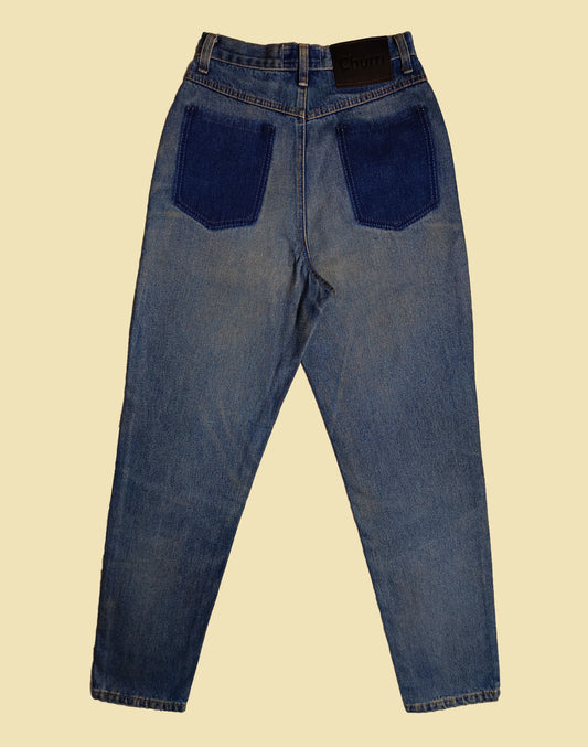 Authentic Blue - High Rise Mum Jean