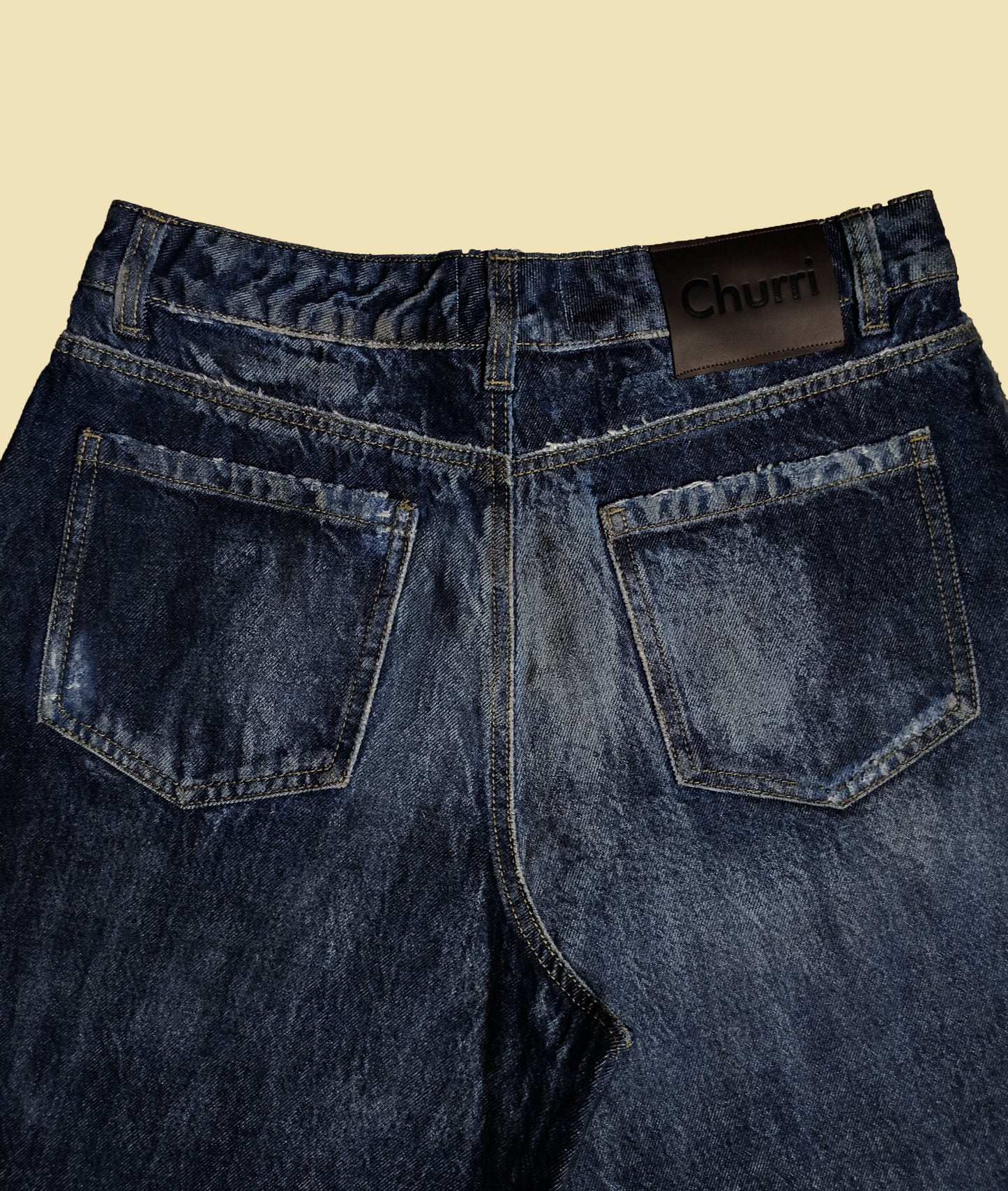 Iron Blue - High Rise Straight Loose Leg