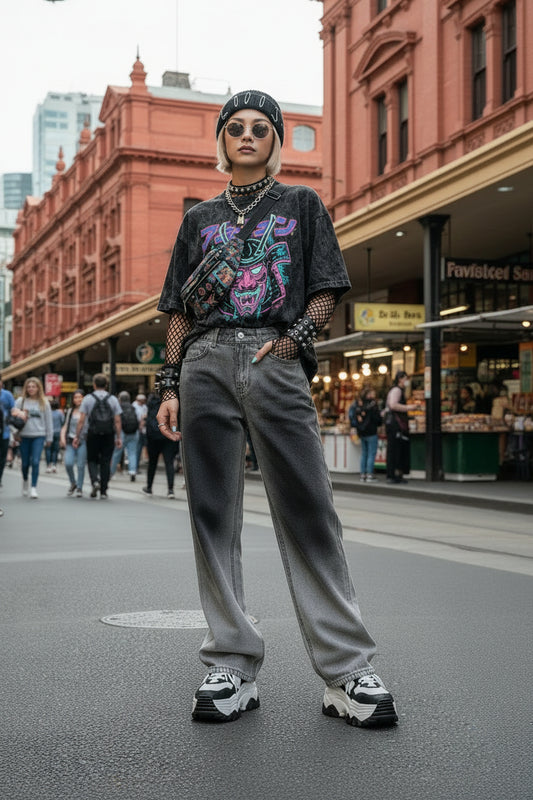 Ashfall - High Rise Wide Leg