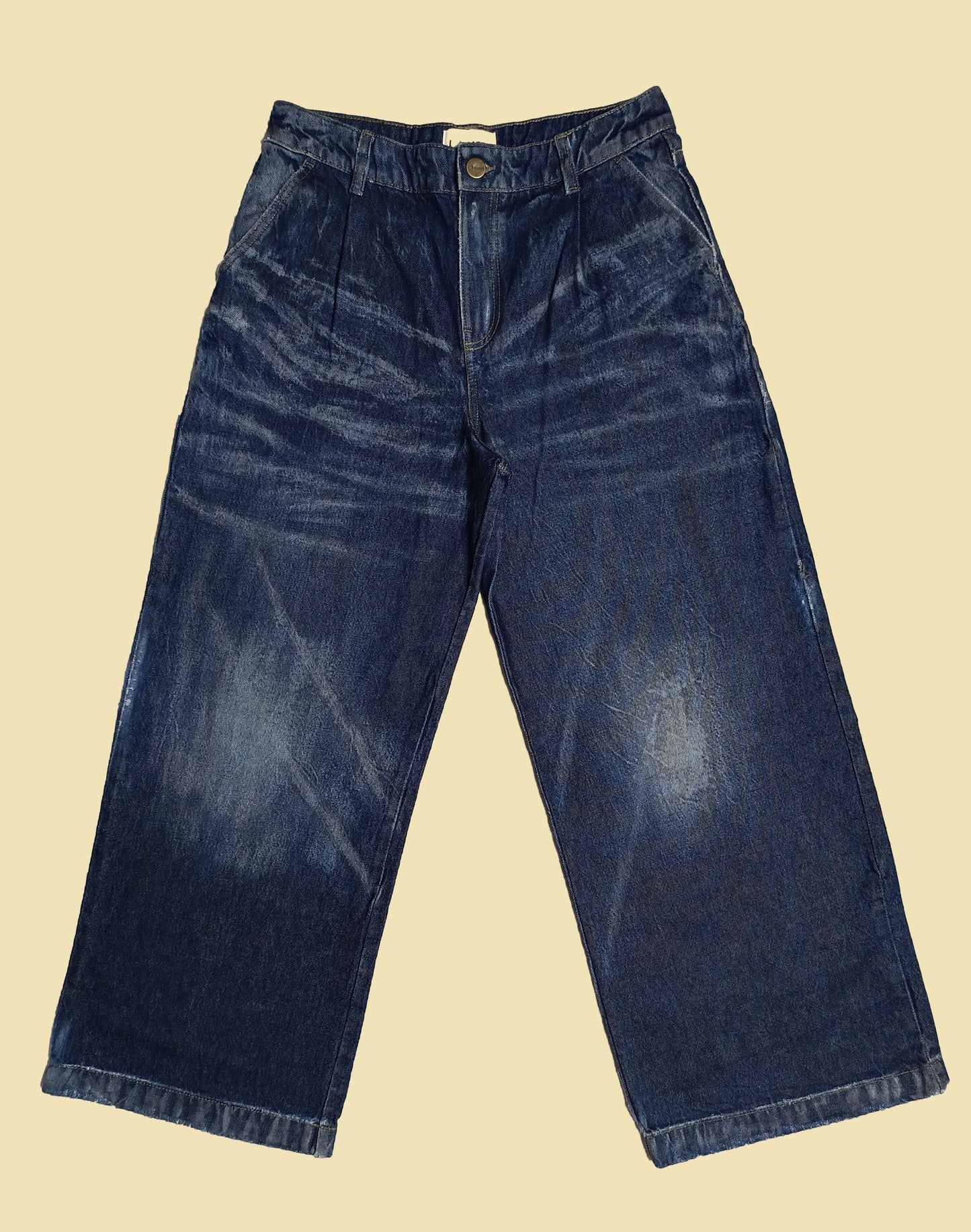 Iron Blue - High Rise Straight Loose Leg