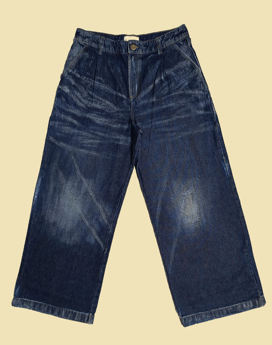 Iron Blue - High Rise Straight Loose Leg