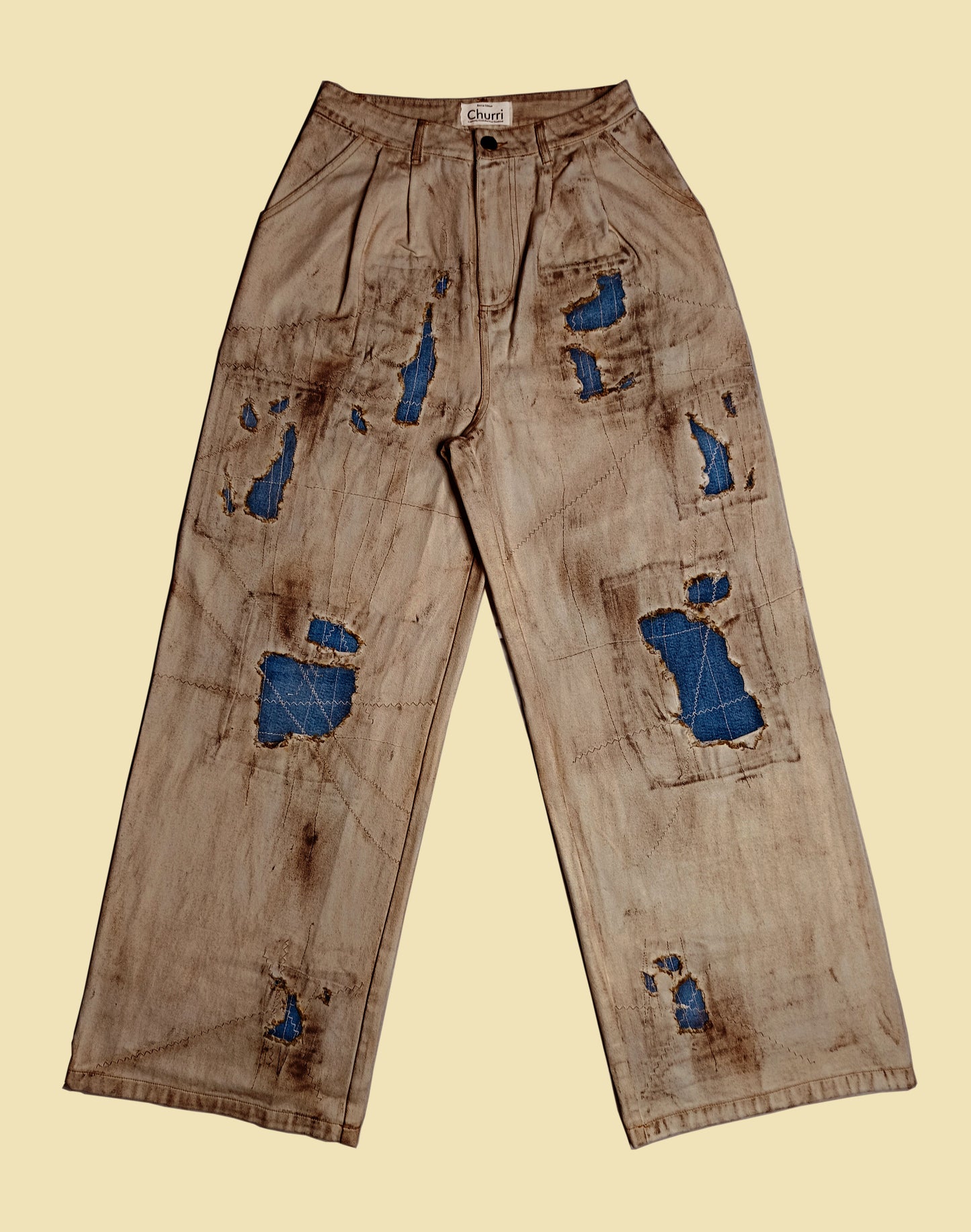 Rough Culture - High Rise Super Length Wide Leg