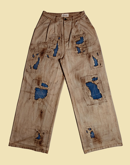 Rough Culture - High Rise Super Length Wide Leg