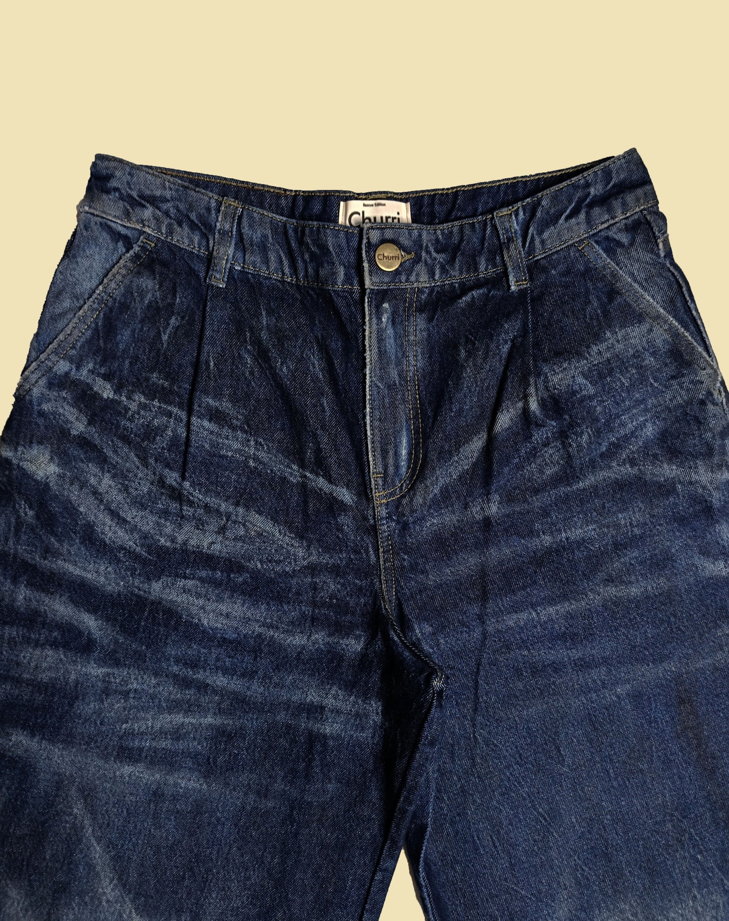 Iron Blue - High Rise Straight Loose Leg