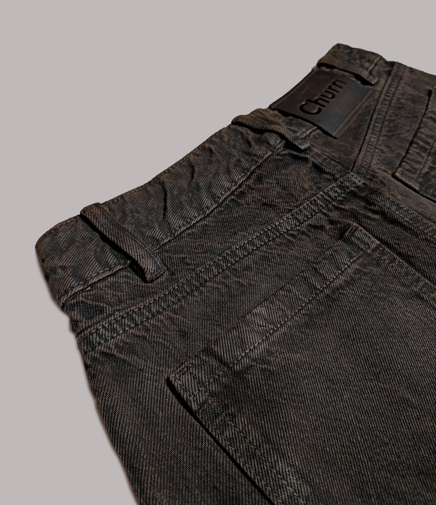 Churri Dust Leather - High Rise Wide Leg