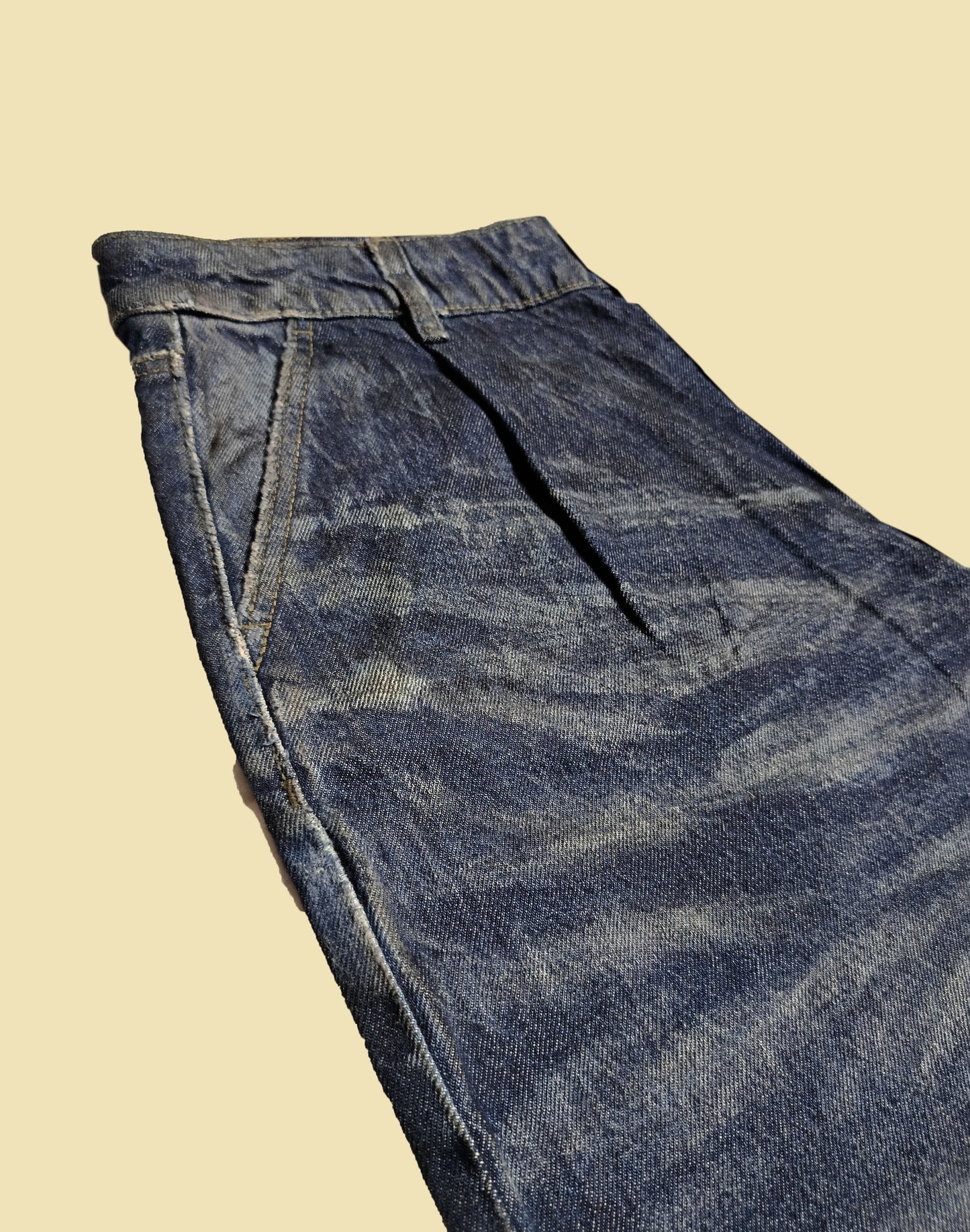 Iron Blue - High Rise Straight Loose Leg