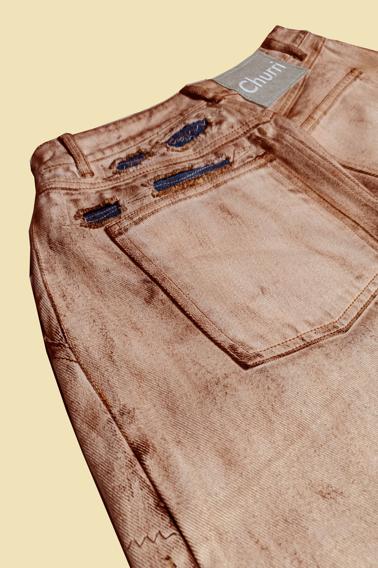 Rough Culture - High Rise Super Length Wide Leg