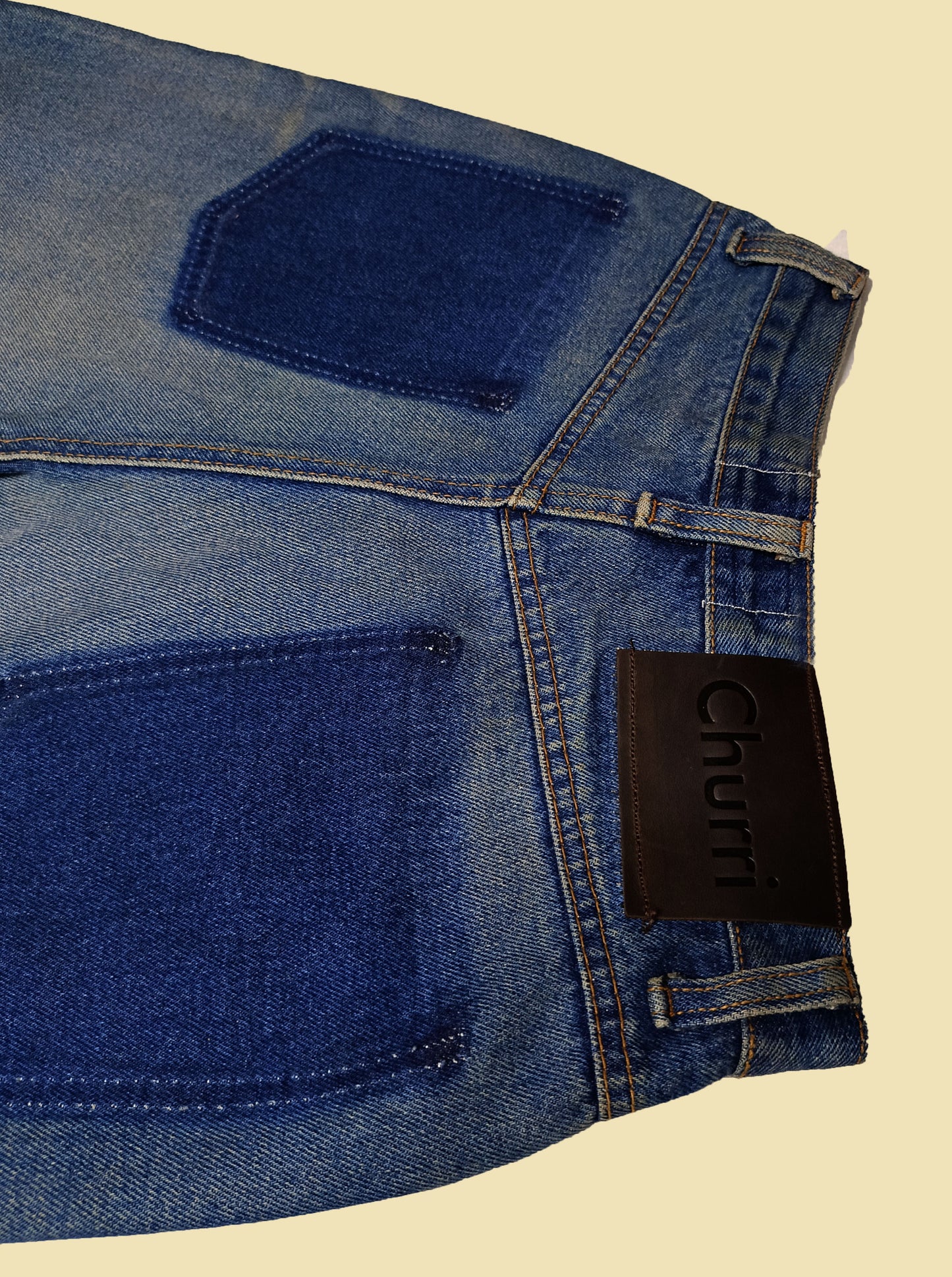 Authentic Blue - High Rise Mum Jean