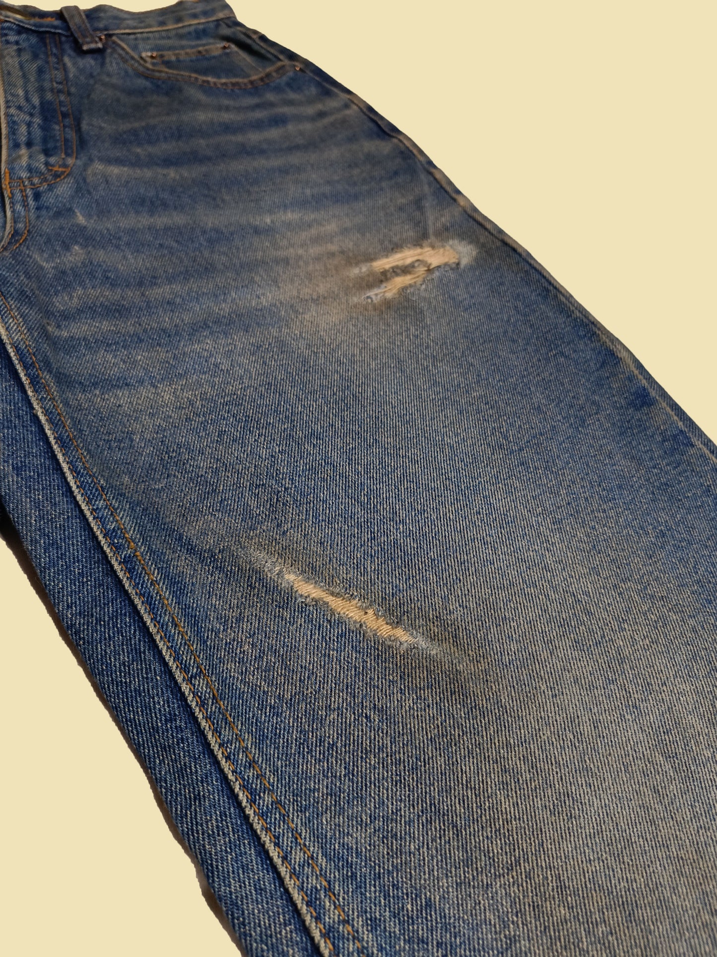 Authentic Blue - High Rise Mum Jean