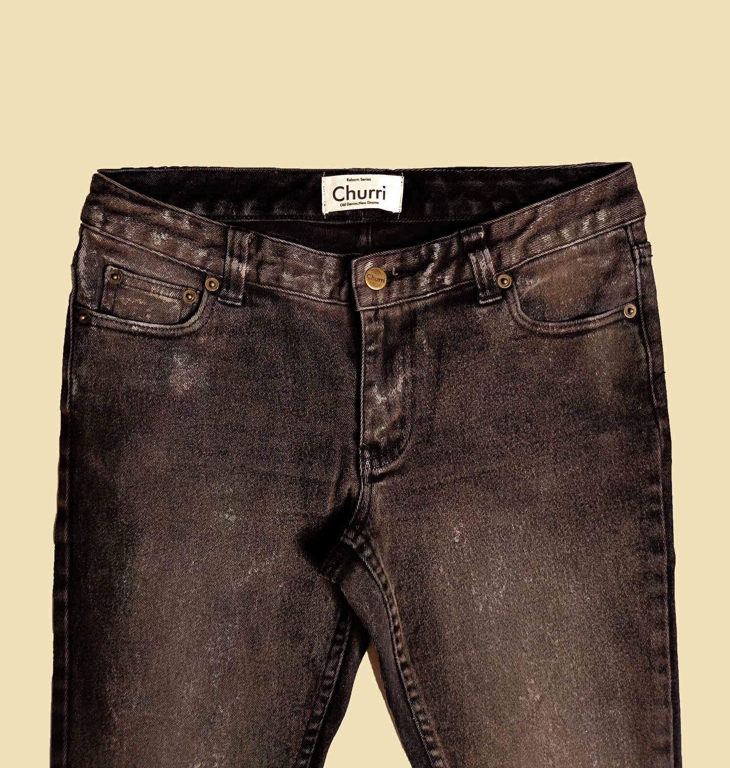 Burnt Black - Low Rise Skinny Jean